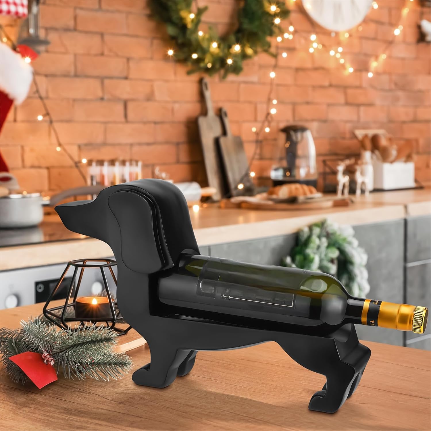 Gerrii Dachshund Wine Bottle Holder
