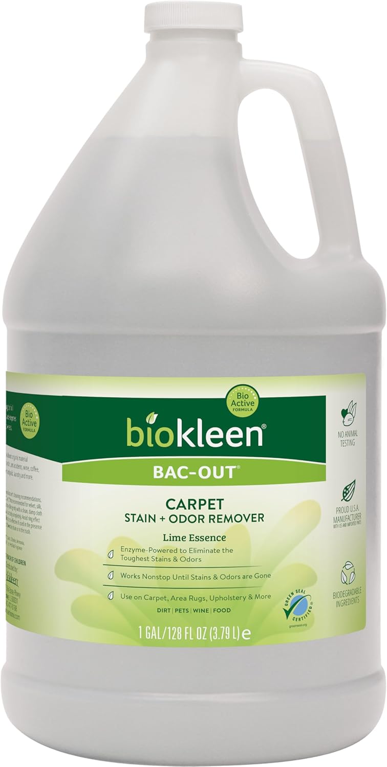 Biokleen Bac-Out Enzyme Stain Remover 128 Ounces