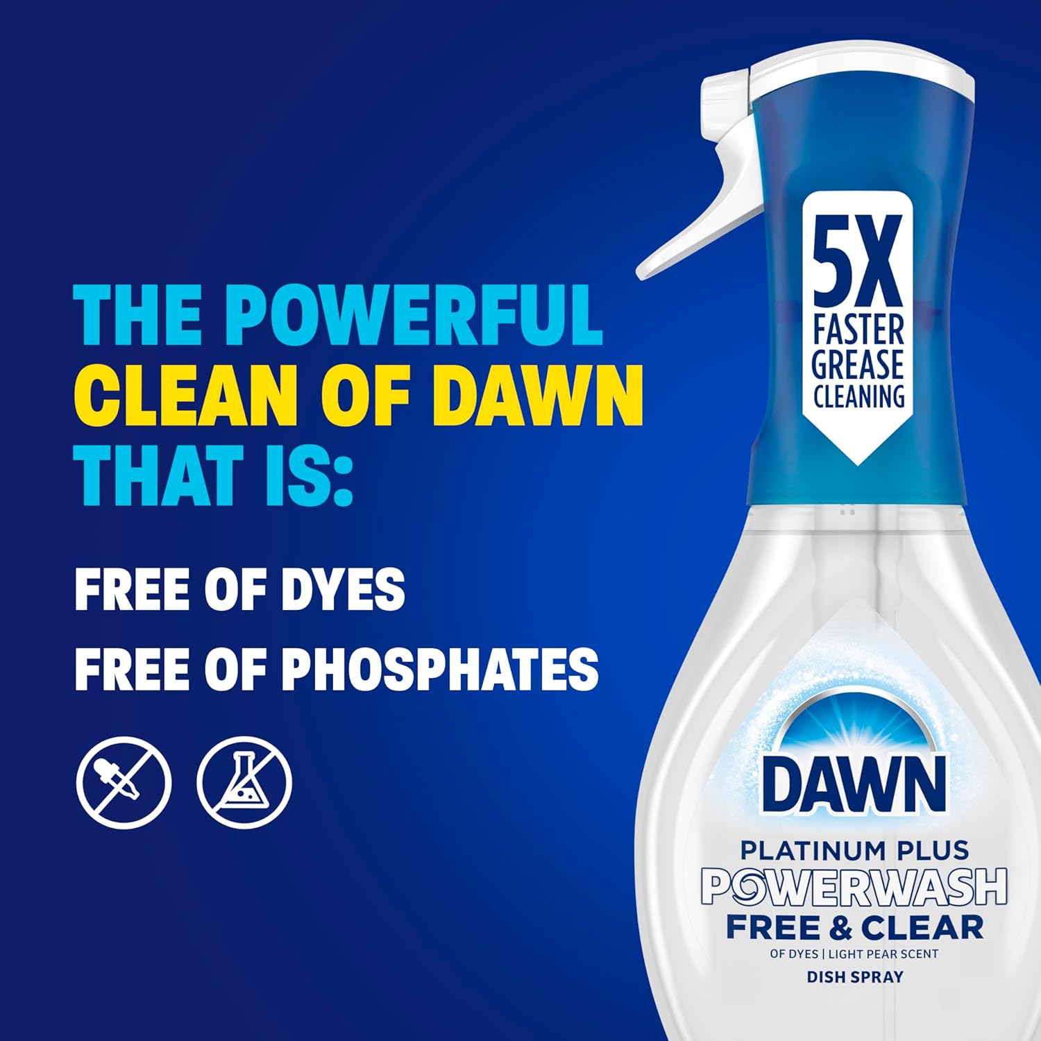 Dawn Free Clear Powerwash Dish Spray 16 Fl oz 6 Pack