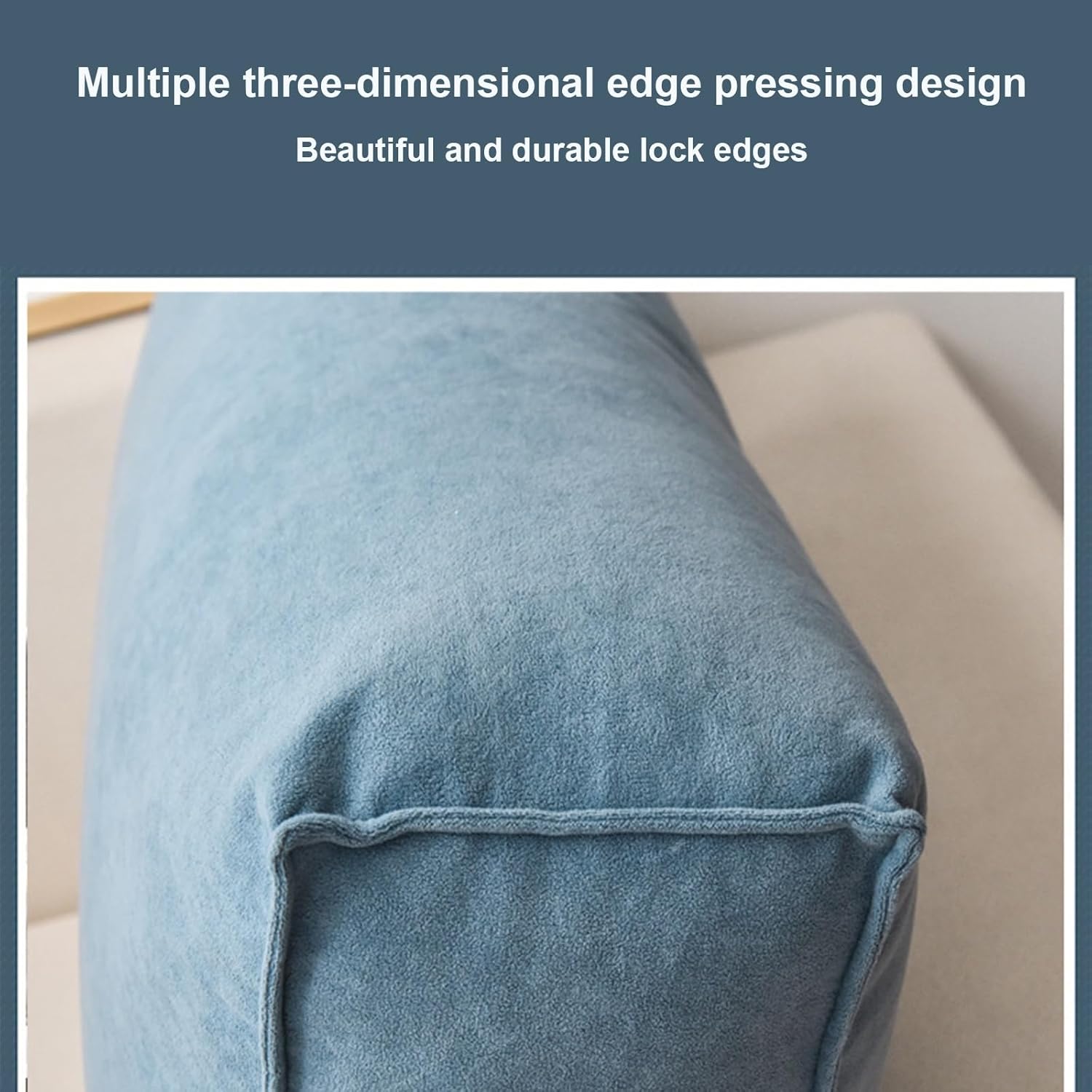 Yonwait Rectangle Headboard Pillow with Removable Cover