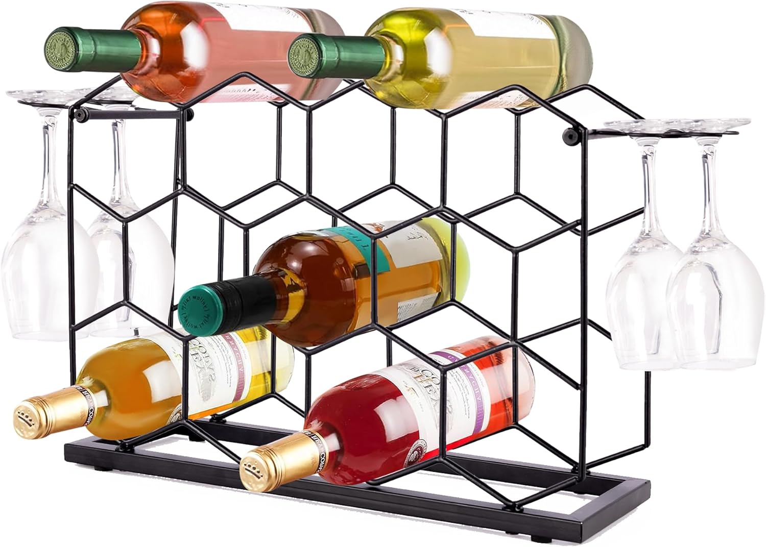 Vatakein 14 Bottle Tabletop Wine Rack