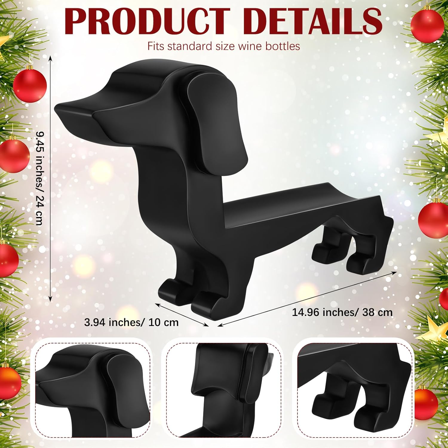 Gerrii Dachshund Wine Bottle Holder