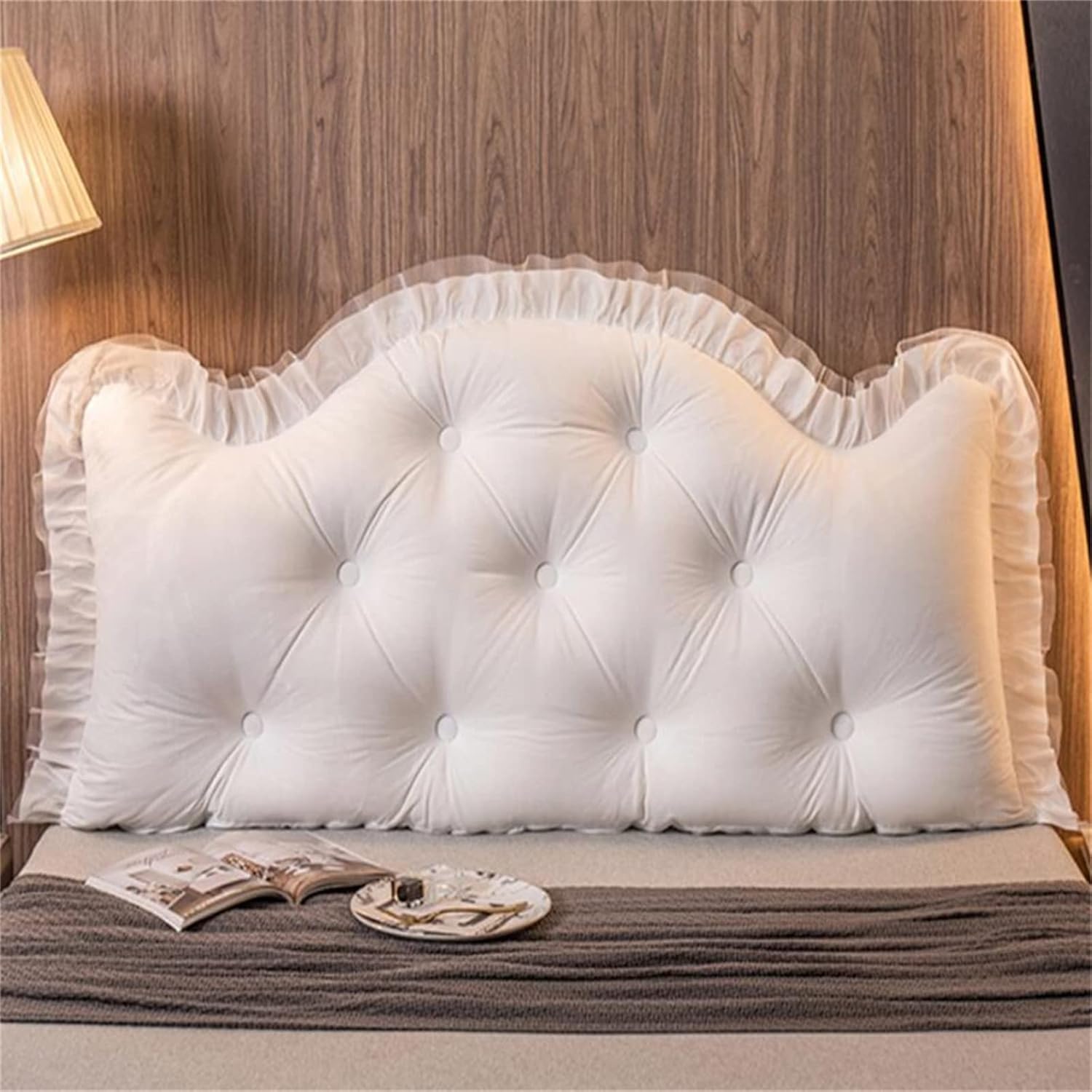 ZZYK Headboard Pillow Full King Queen Twin 354 Inch White