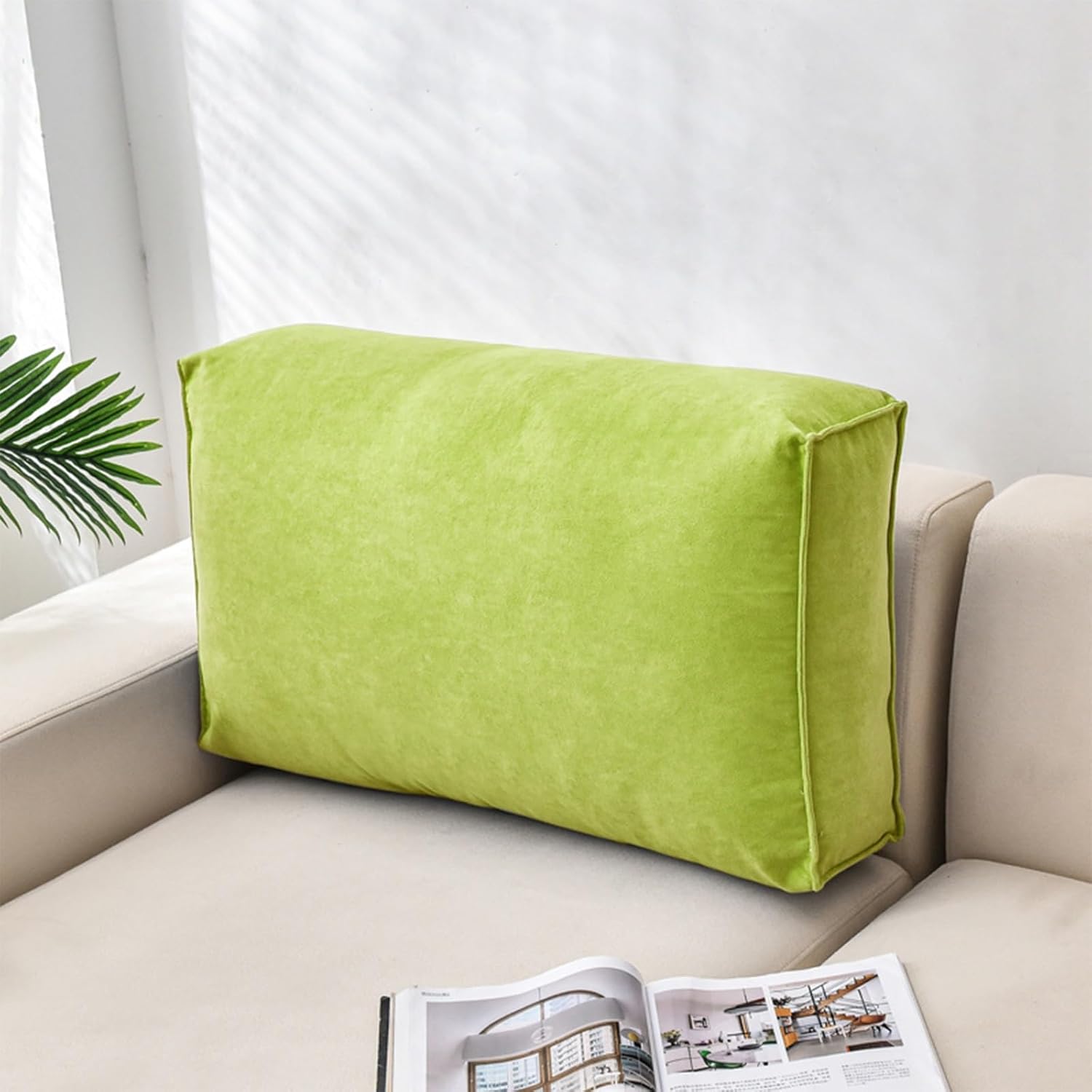 Yonwait Rectangular Headboard Pillow with Removable Cover