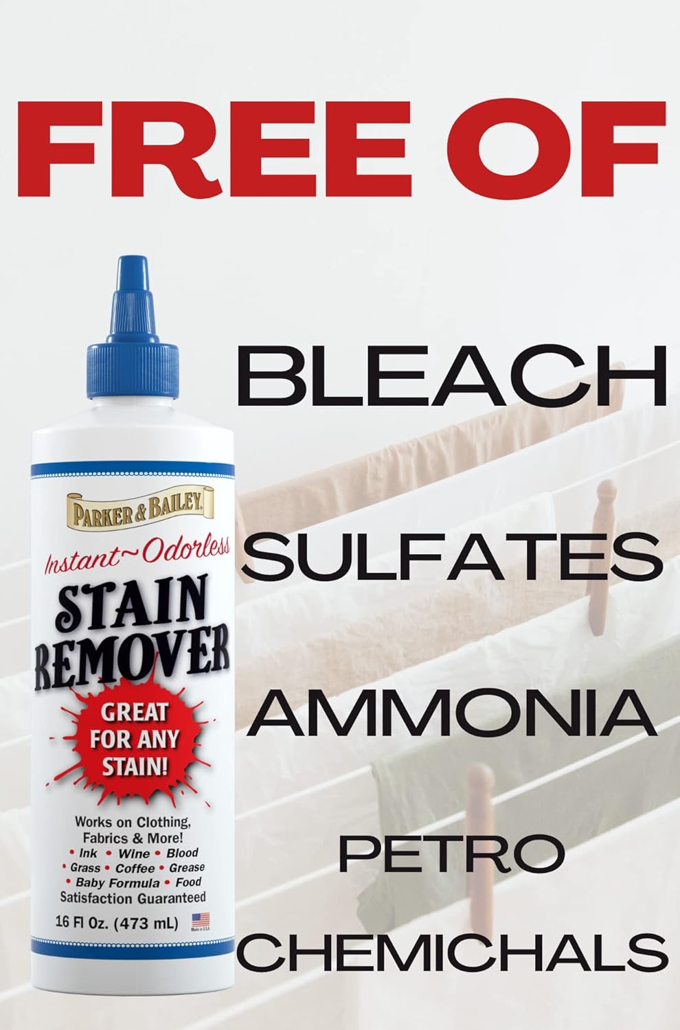 Parker and Bailey Blood Stain Remover 16oz