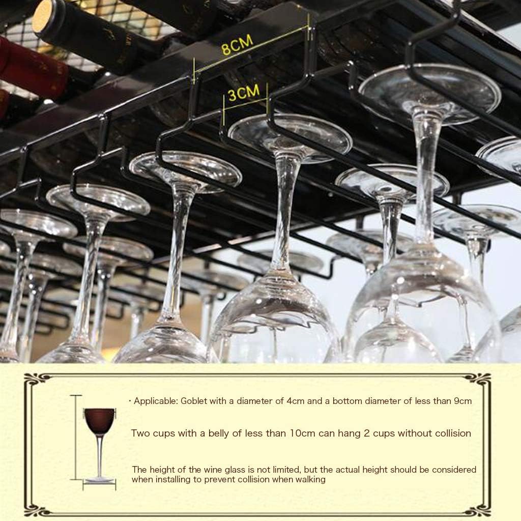 Wine Rack Ceiling Holder for Home and Bar