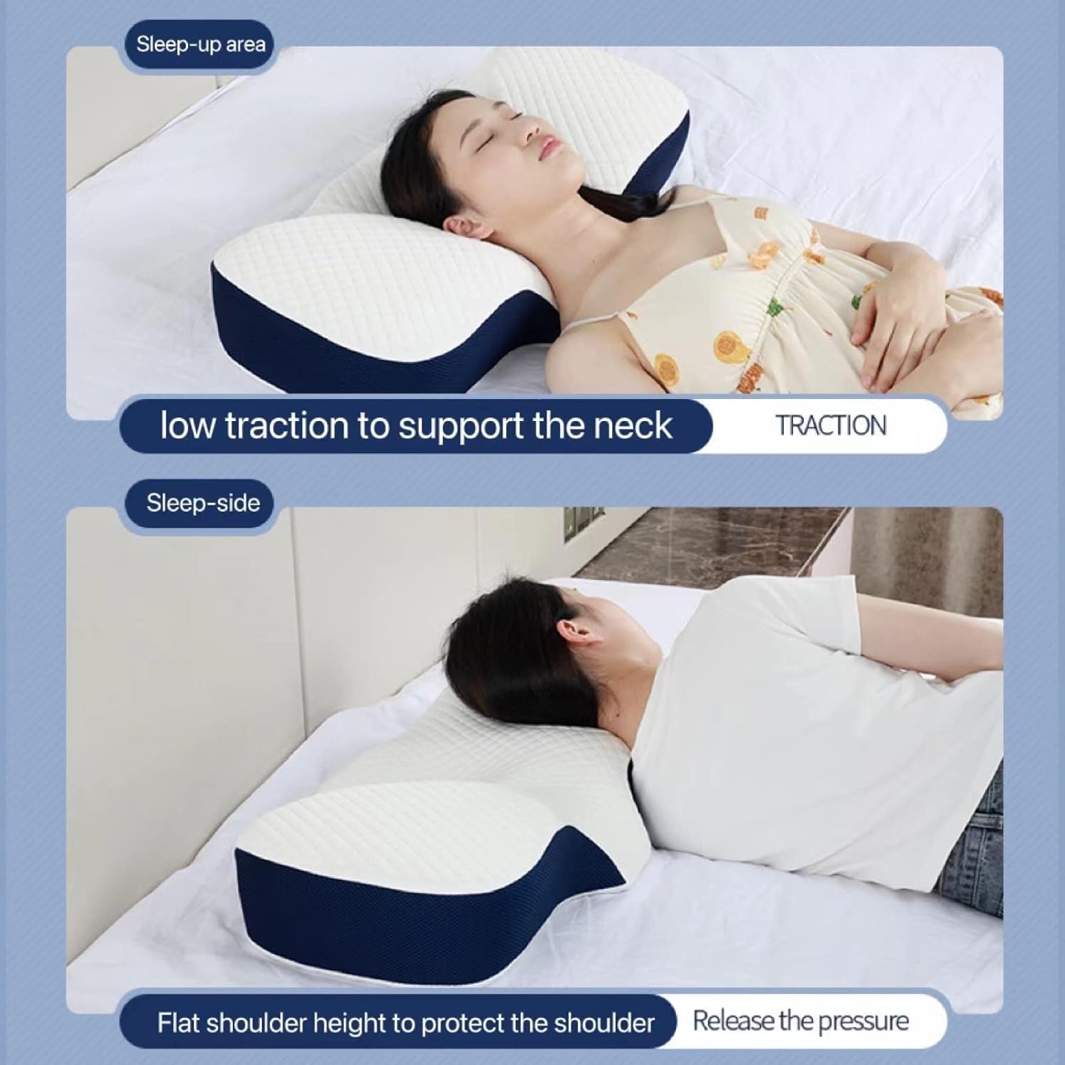 Trendy Tandi Cervical Memory Foam Pillow - Relieve Neck Shoulder Pain