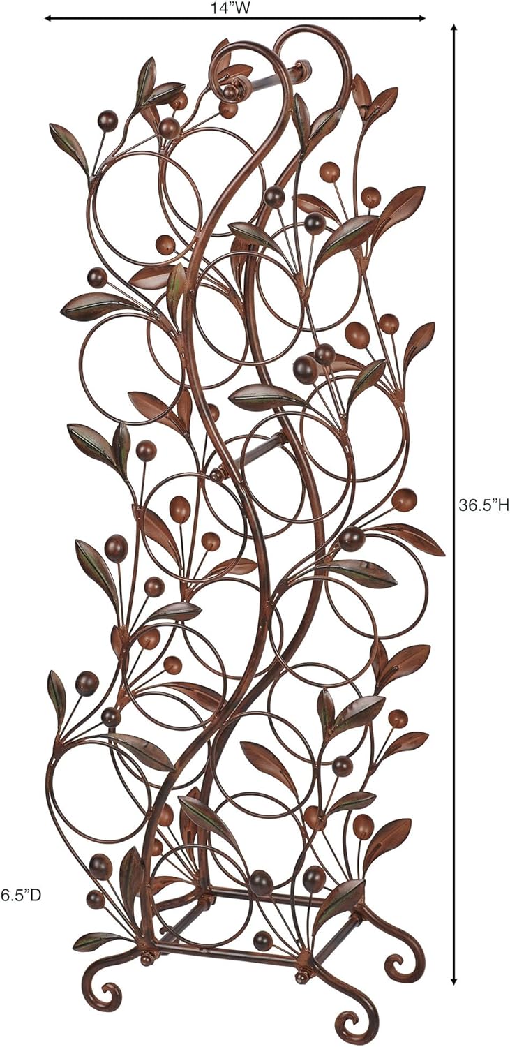 Touch of Class Catalonia Floor Wine Rack Brown 1