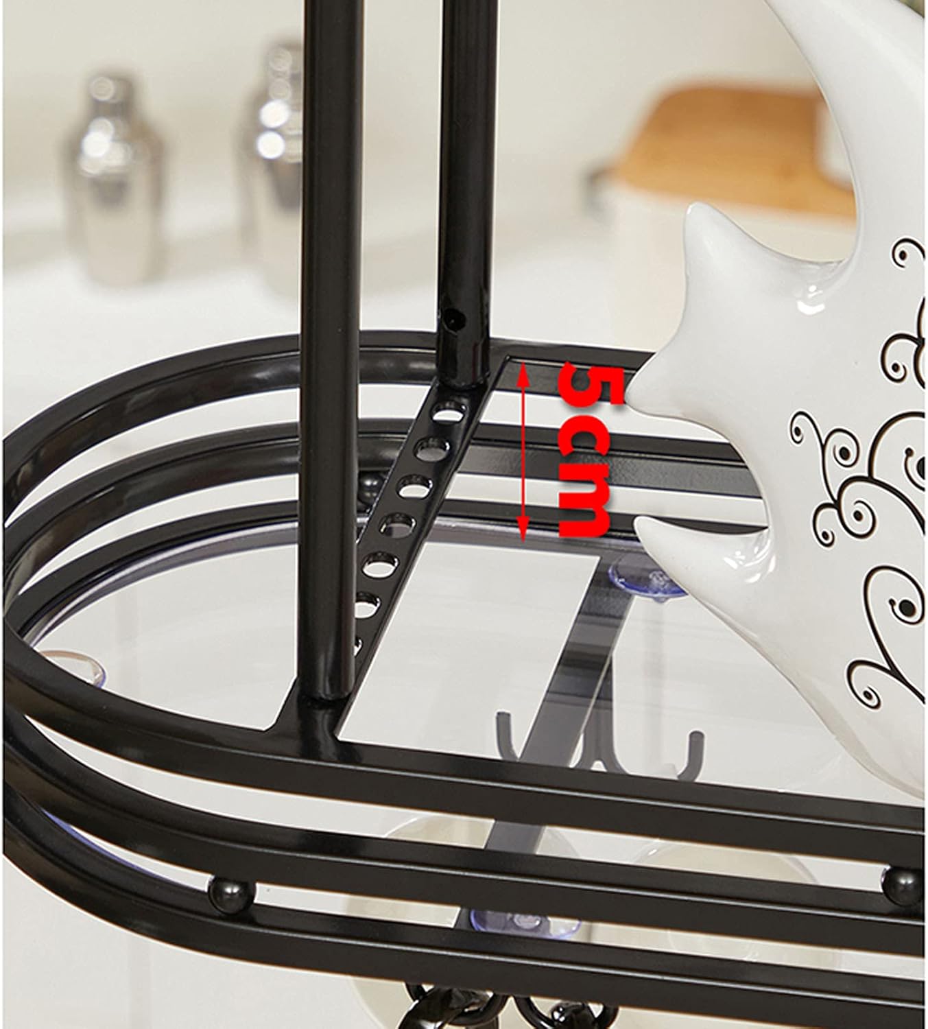 CGF Wall Mounted Wine Rack with Glass Holder