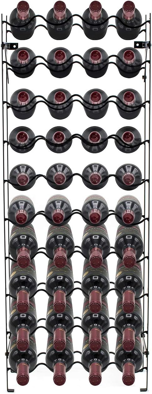 Sorbus Wine Rack Floor Stand Holds 40 Bottles