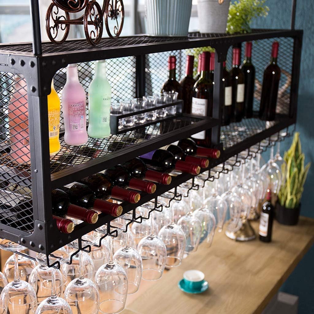 SDdPulse Wine Glass Rack with Adjustable Hanger and Modern Design