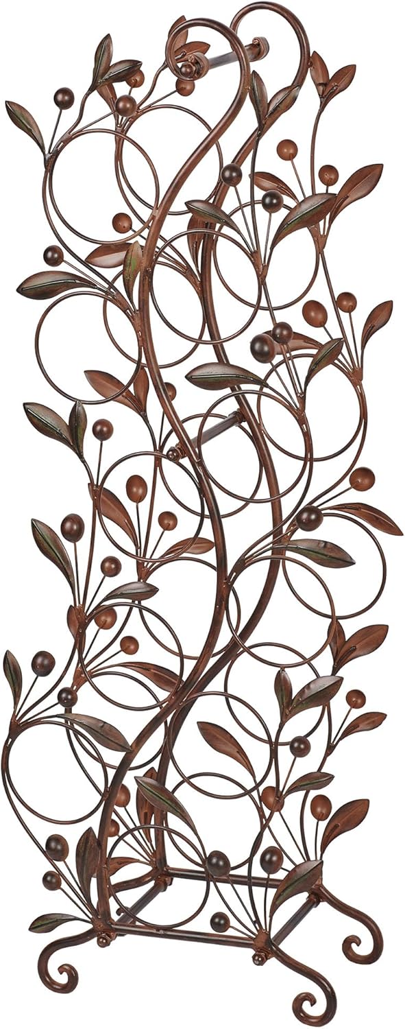Touch of Class Catalonia Floor Wine Rack Brown 1