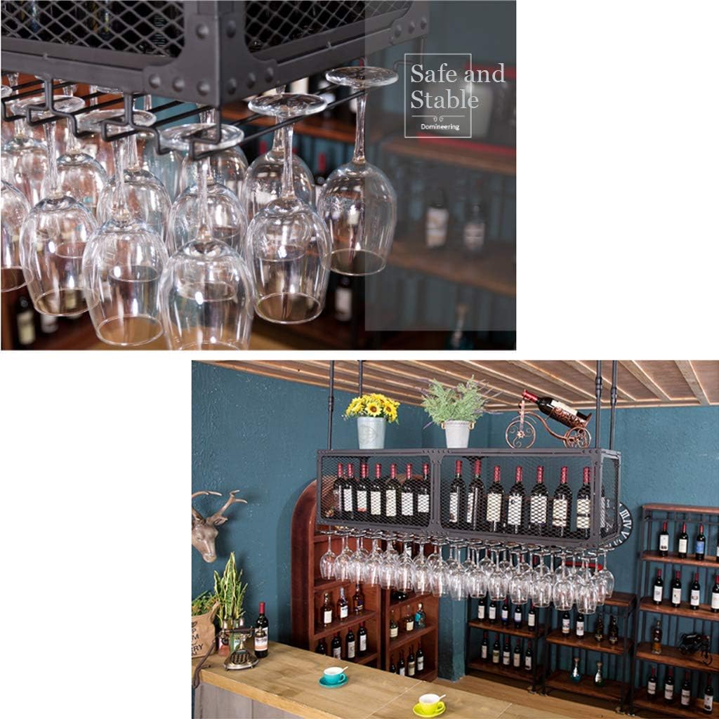 SDdPulse Wine Glass Rack with Adjustable Hanger and Modern Design