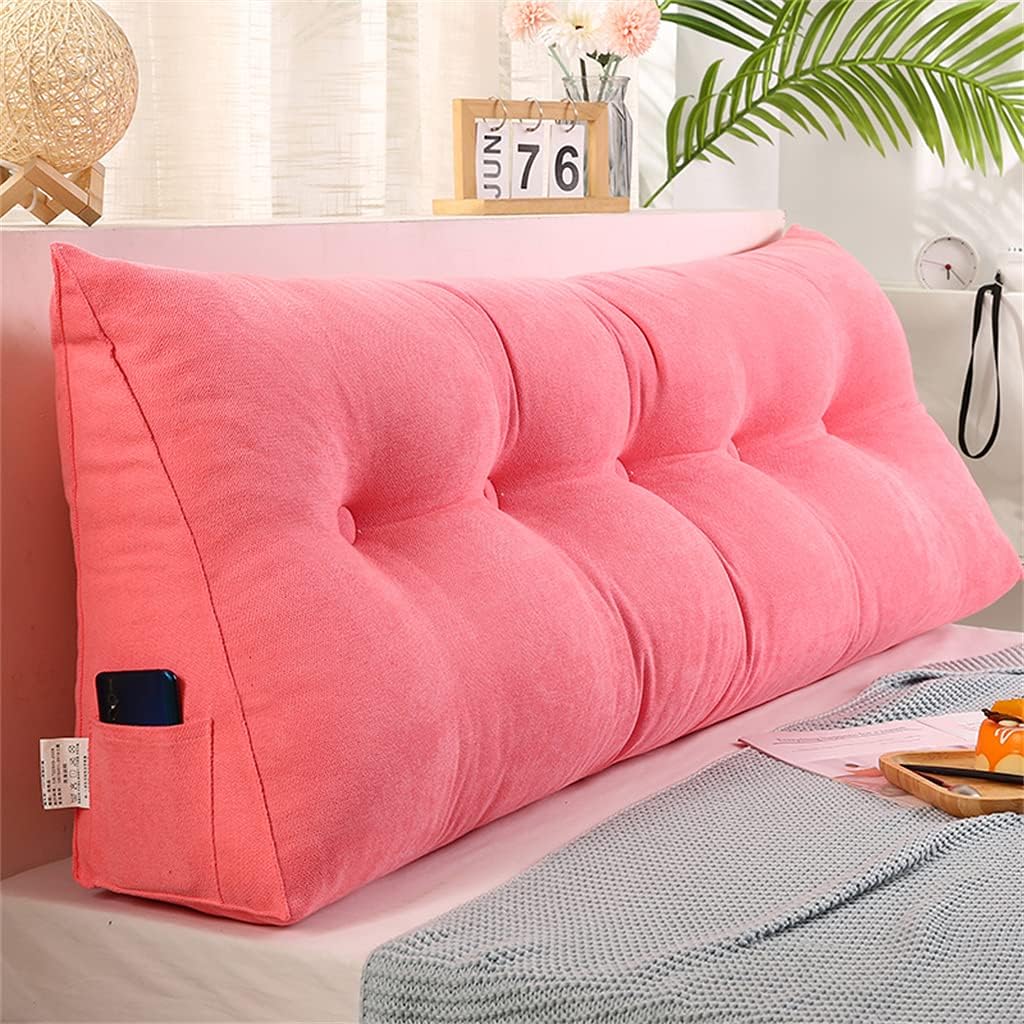 ZZYK Large Triangular Reading Pillow Pink 39inch 1