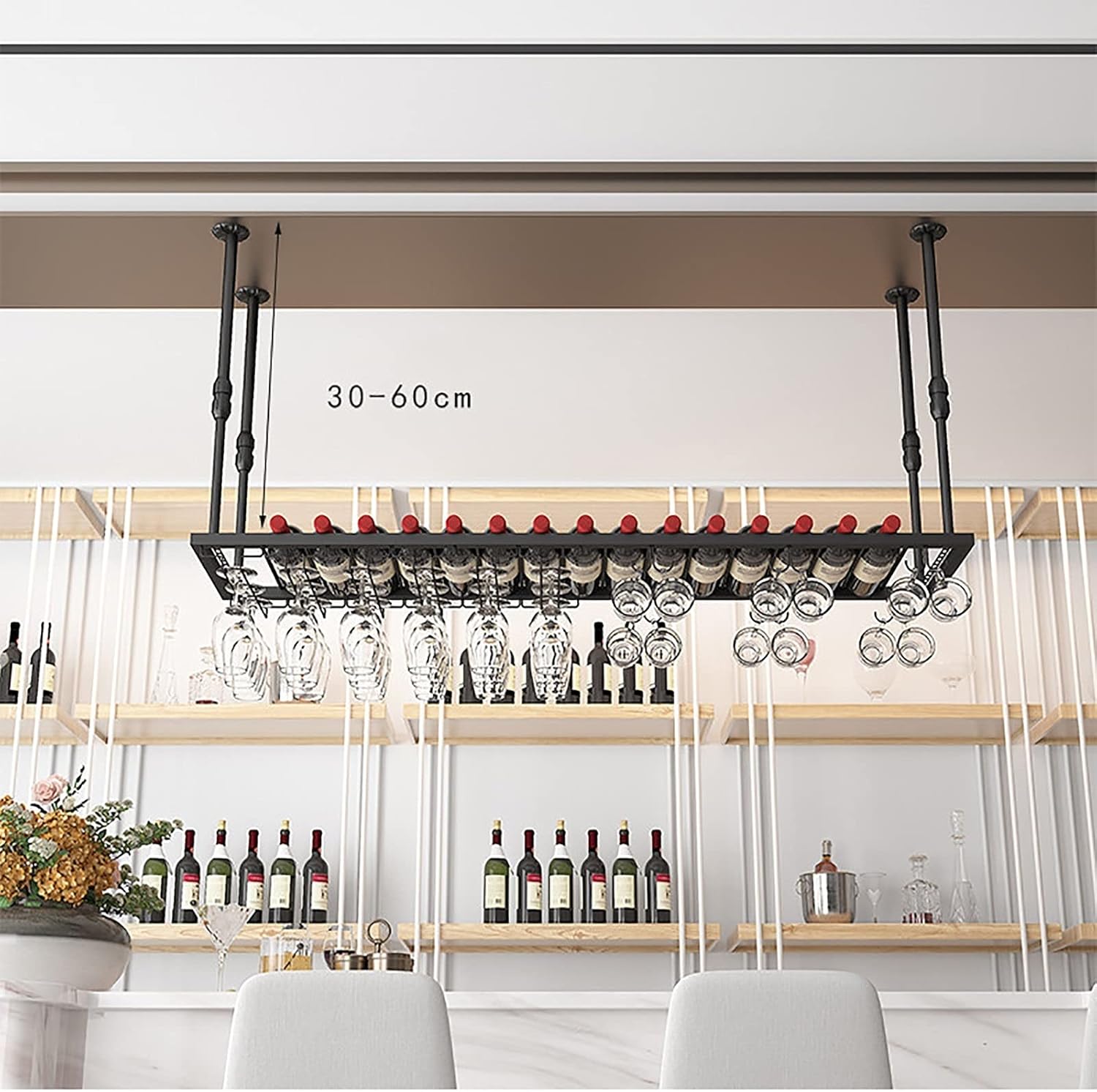 Suuim Wine Rack with Adjustable Height