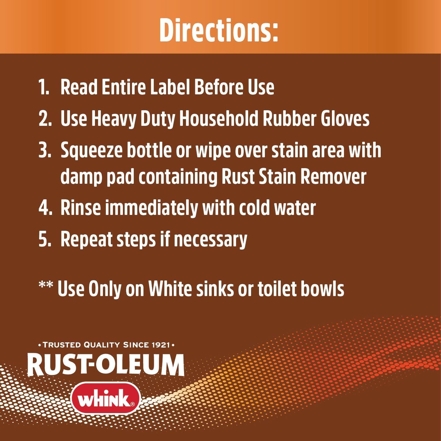 Rust-Oleum Whink Rust Stain Remover 32 oz 1