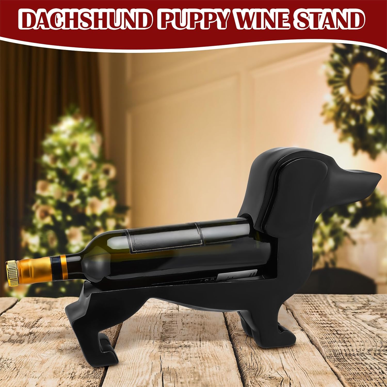 Gerrii Dachshund Wine Bottle Holder
