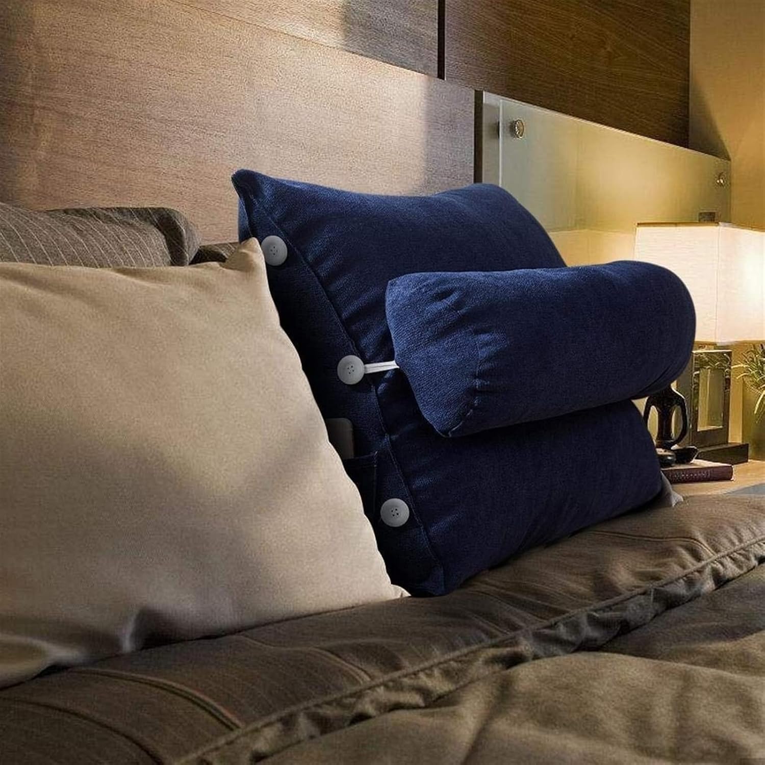 Karnado Ergonomic Wedge Back Pillow for Back Pain Relief