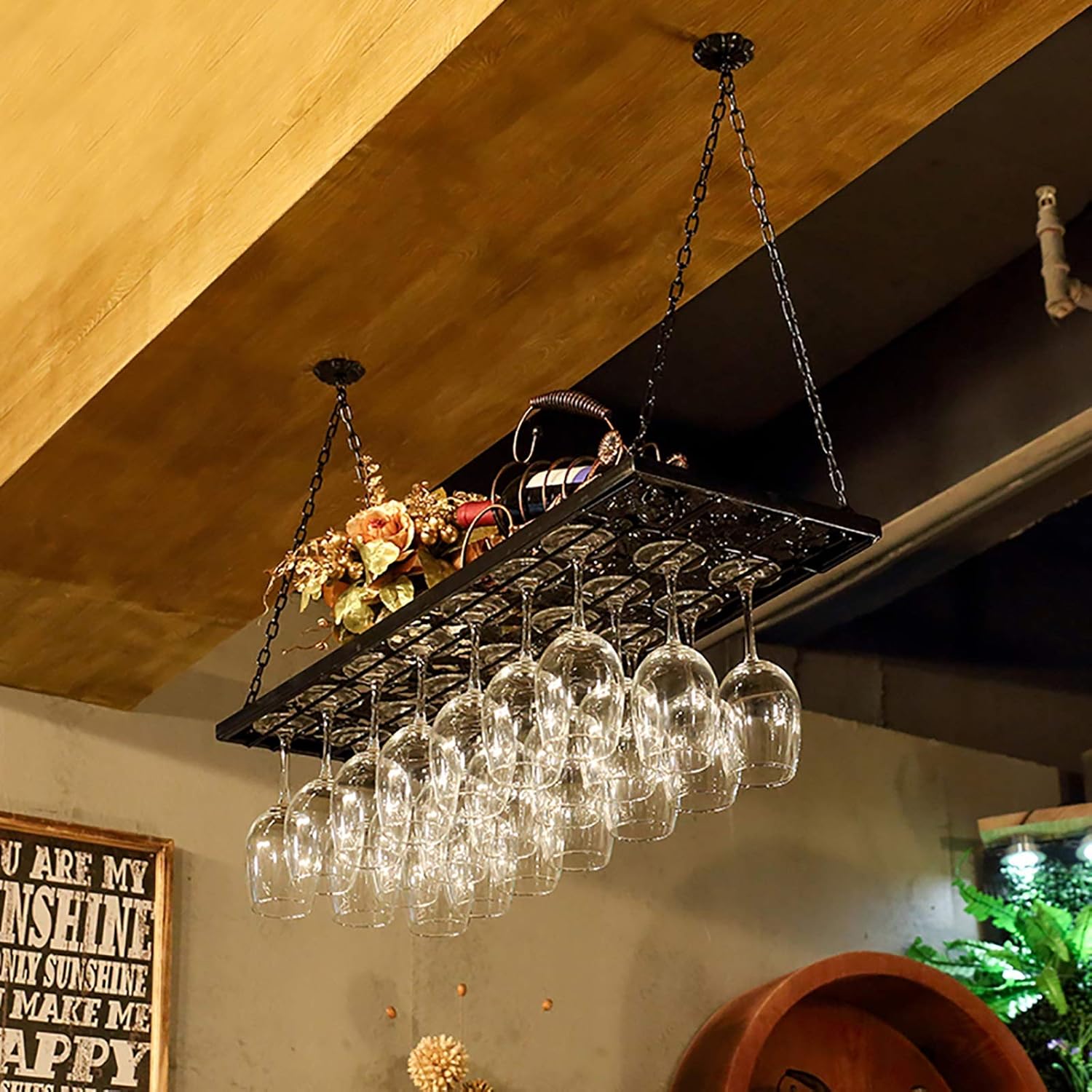 KOHARA Wall-Mounted Wine Rack Organizer 1