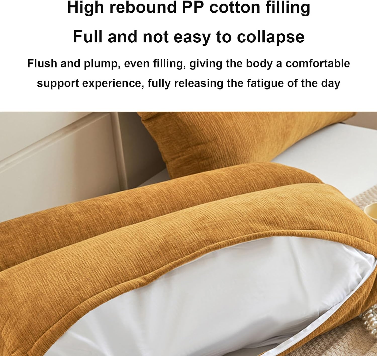 2PCS Back Pillow for Bed and Couch Support