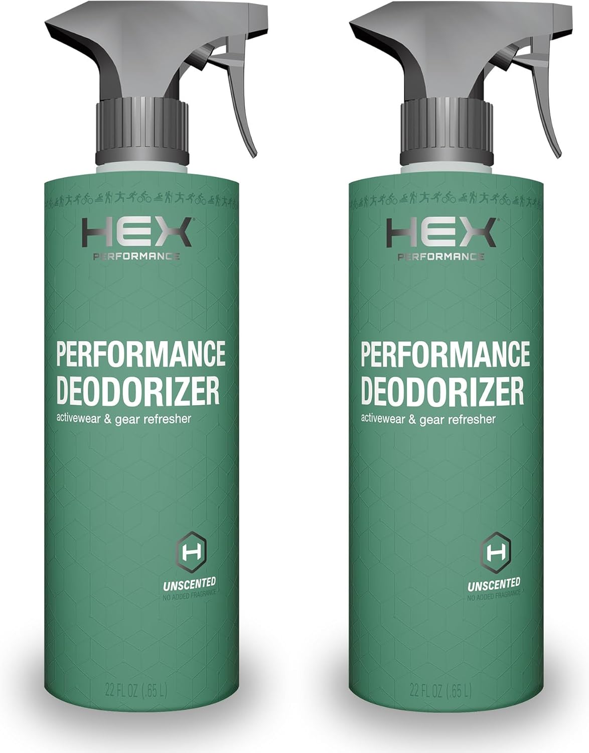 HEX Performance Deodorizing Spray Unscented 44oz Pack of 2