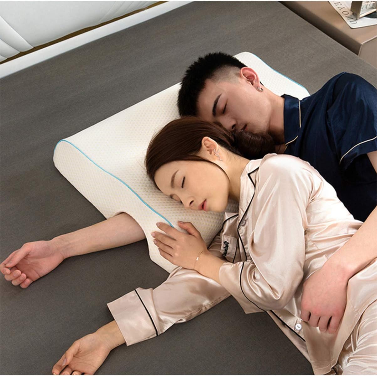 VICASKY 1pc Cuddle Pillow with Arm Hole for Couples Neck Support