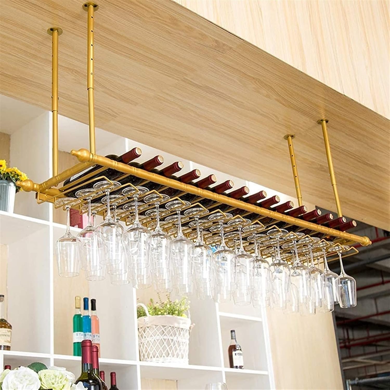 Pimex Adjustable Wall Wine Rack