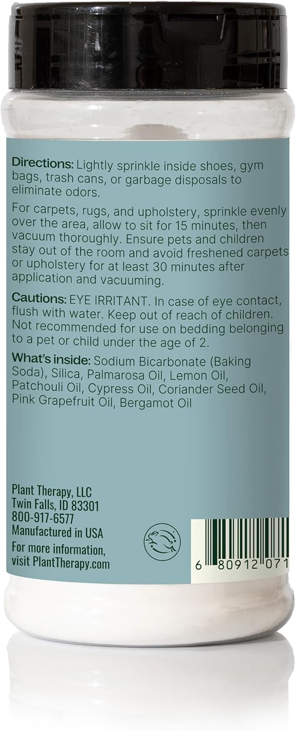 Plant Therapy Deodorizing Powder 16 oz - Natural Odor Eliminator