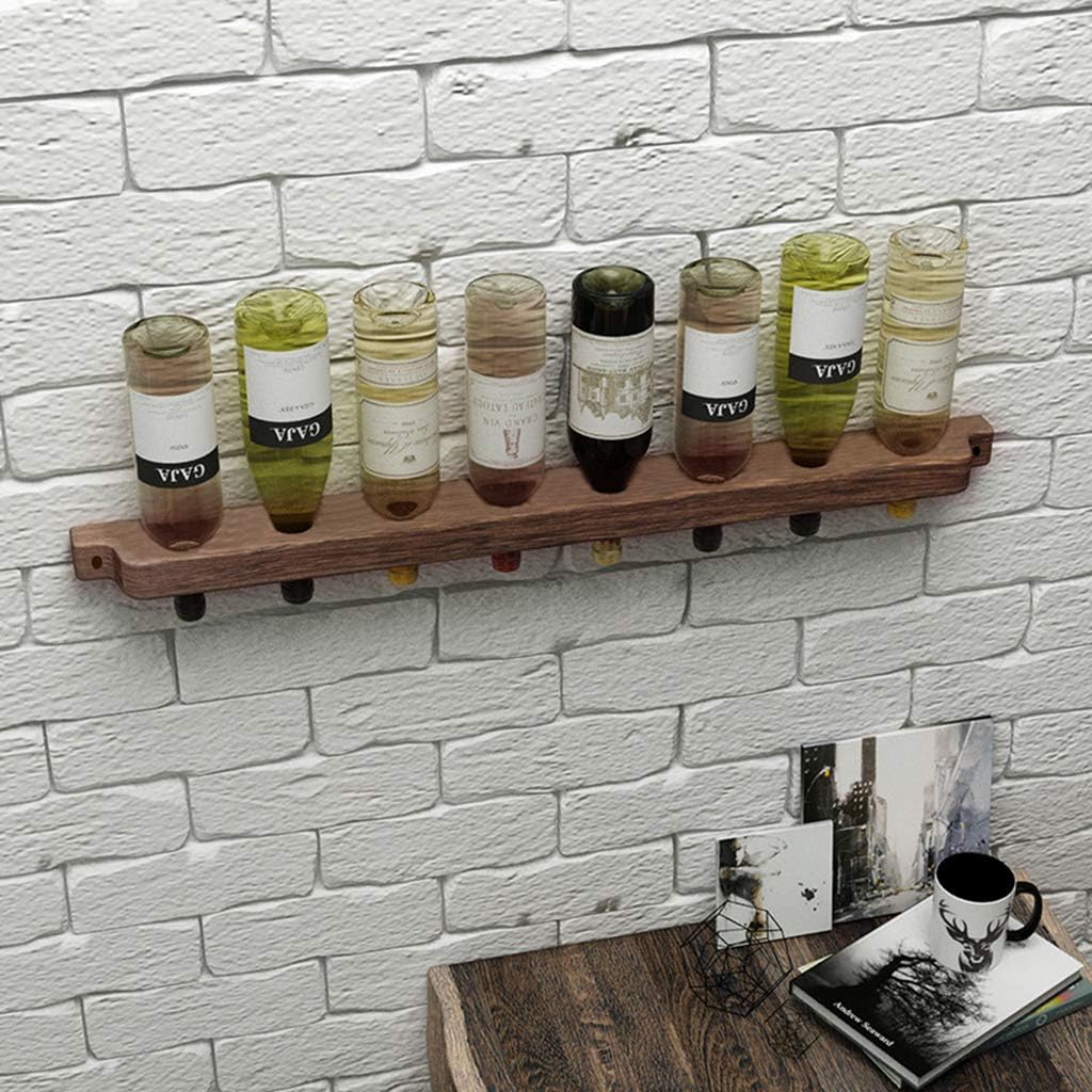 Suuim Wall Mounted Wine Rack 6 or 8 Bottle Organizer