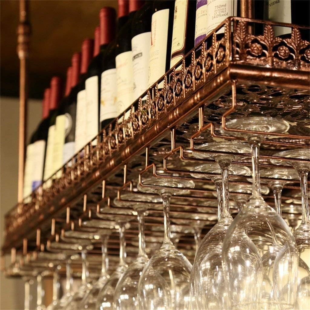 LASEVE Wall-Mounted Wine Rack in 60cm-120cm Sizes