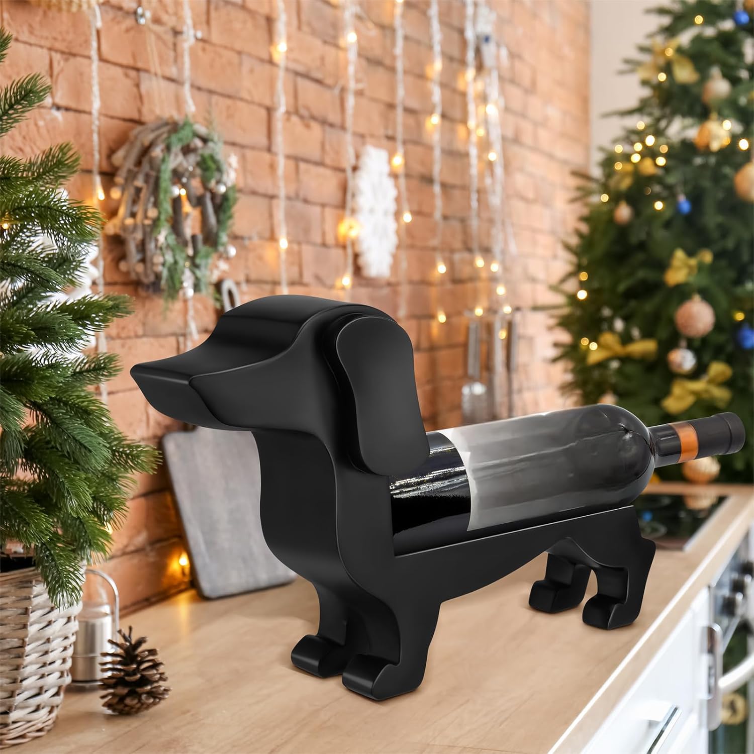 Gerrii Dachshund Wine Bottle Holder