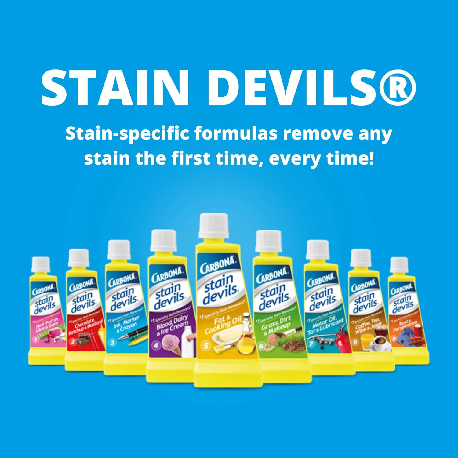 Carbona Stain Devils 7 - Motor Oil Tar Lubricant Remover