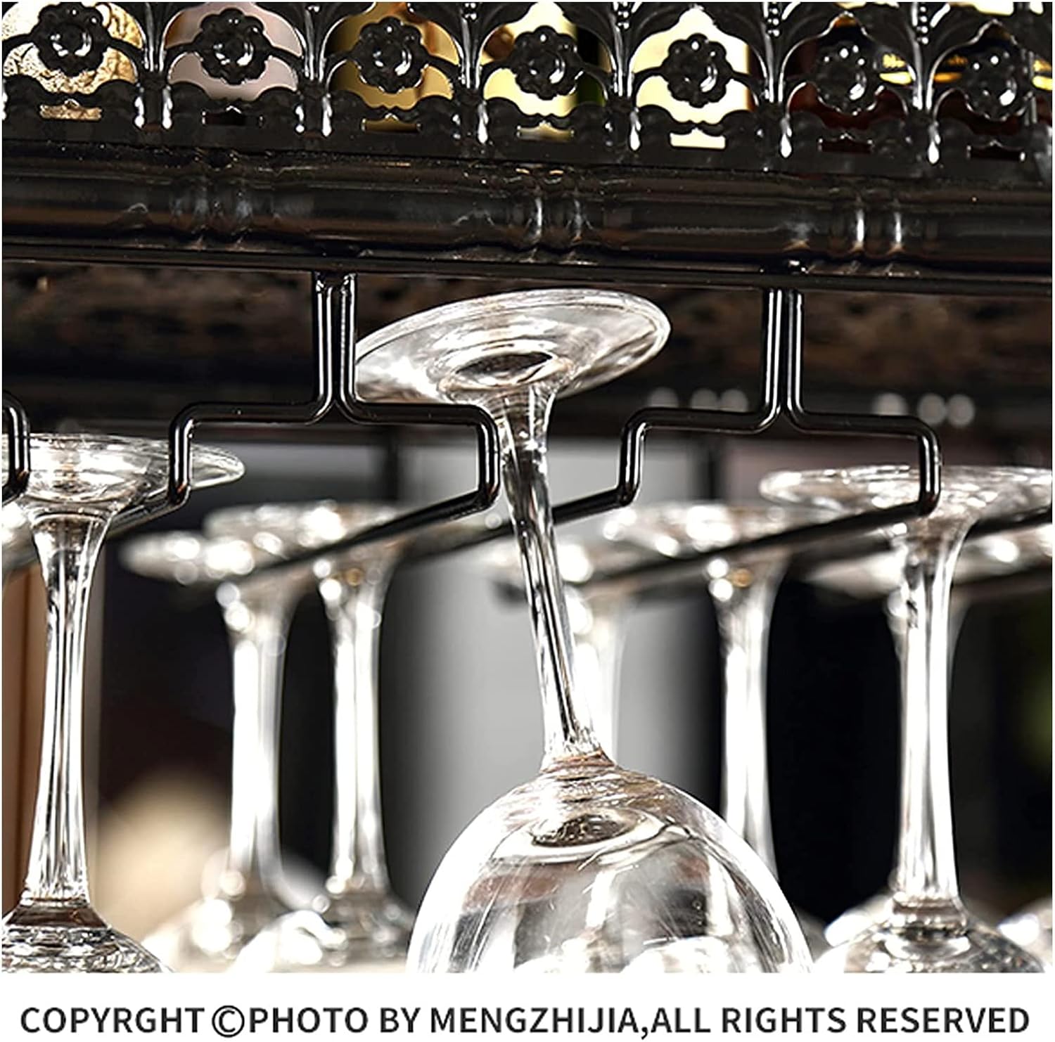 ALDEPO Multi-Function Wine Glass Holder Rack