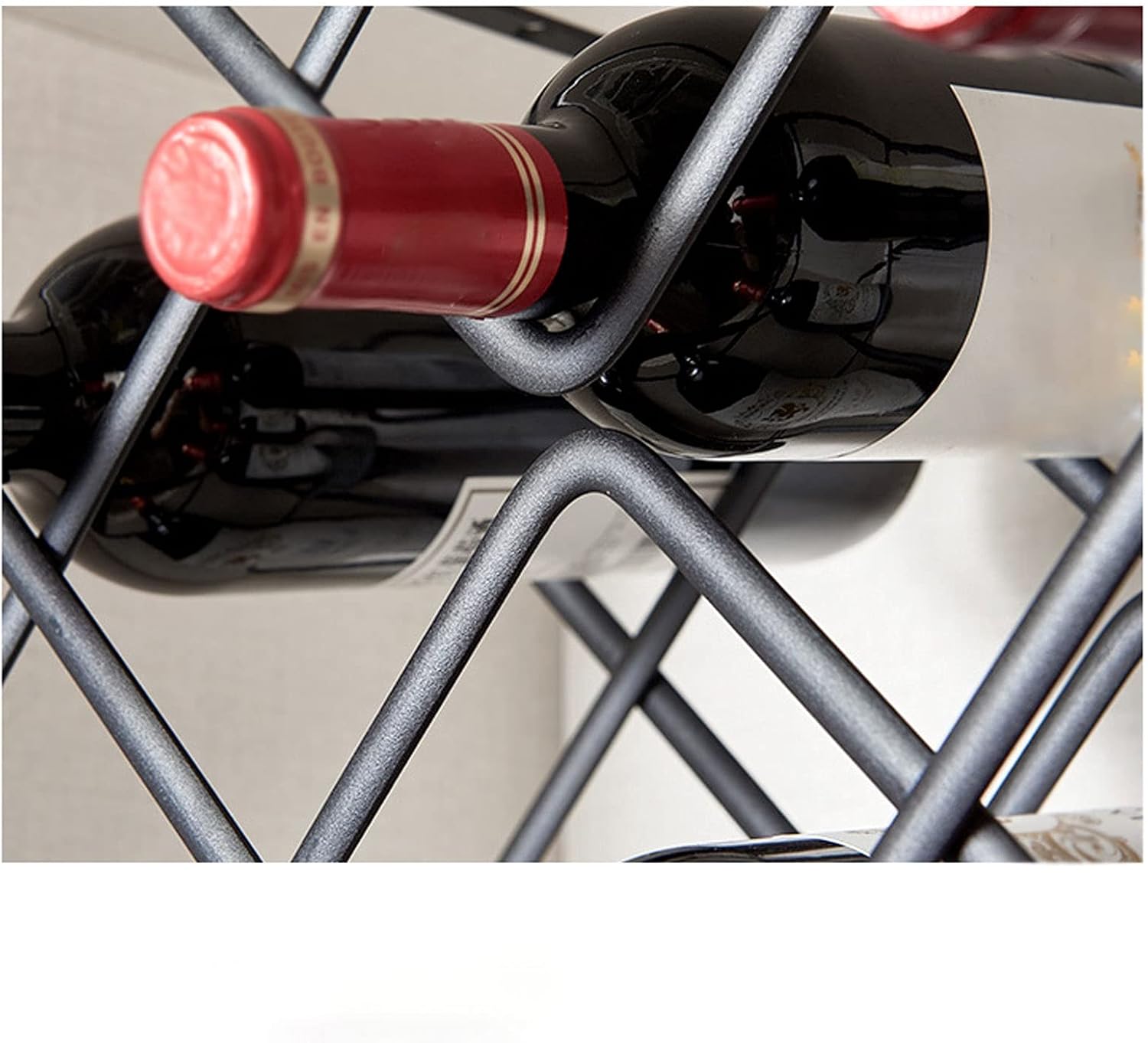 Wine Racks Countertop 2-3 Bottle Stackable Storage Rack