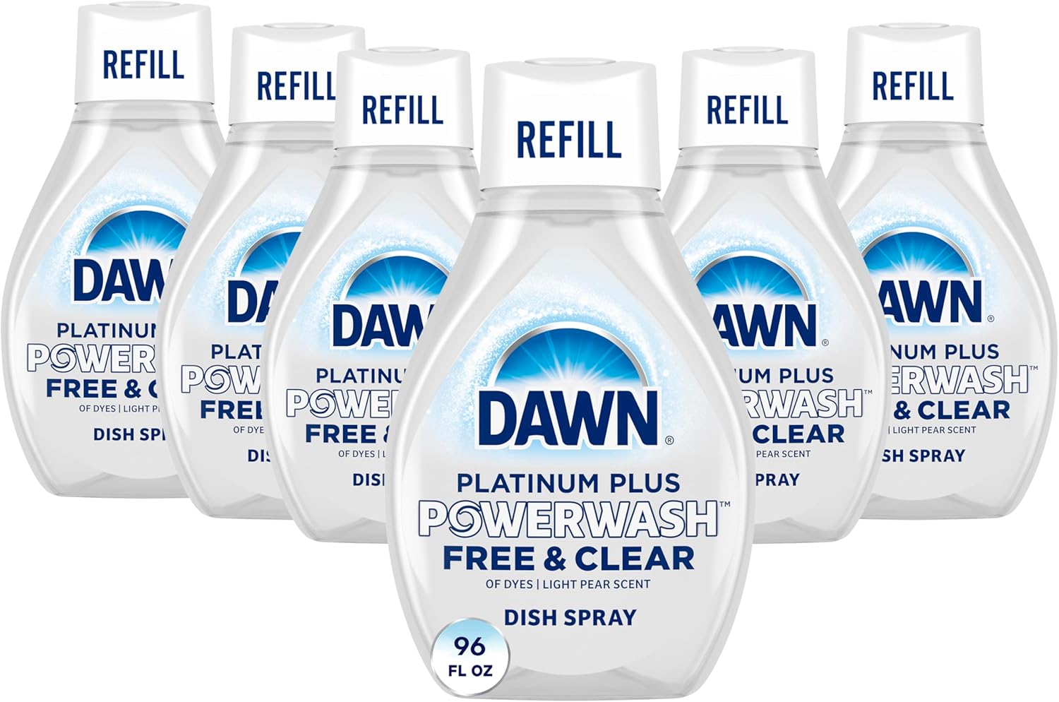 Dawn Free Clear Powerwash Dish Spray 16 Fl oz 6 Pack