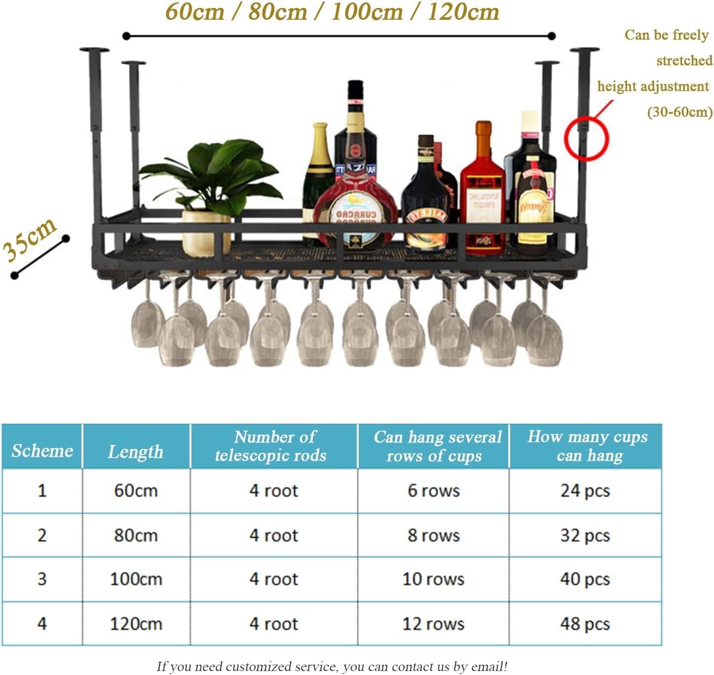IOCCIOBB Wall-Mounted Wine Rack Holder