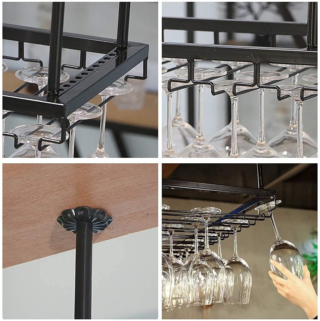 Wine Glass Holder Wall Mount 90cm35cm Heavy-Duty Rack