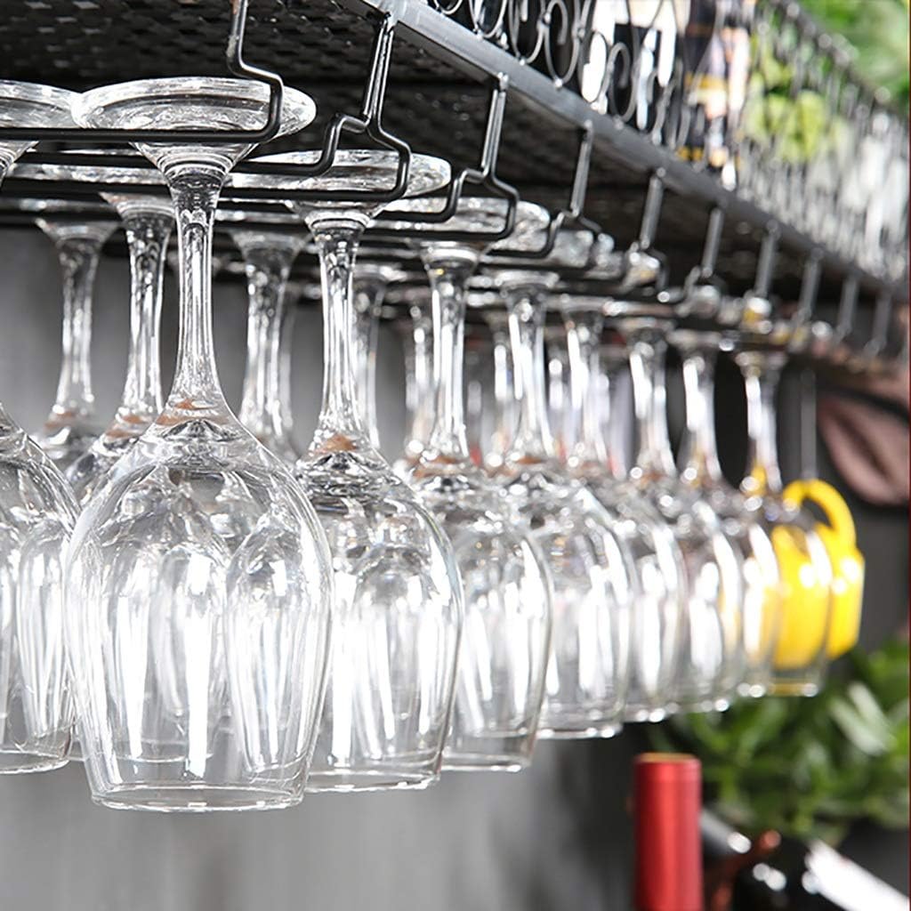 Metal Wine Rack with Glass Holder for Wall Mount