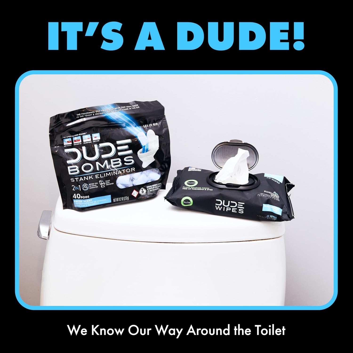 DUDE Bombs - Toilet Stank Eliminator 40 Pods