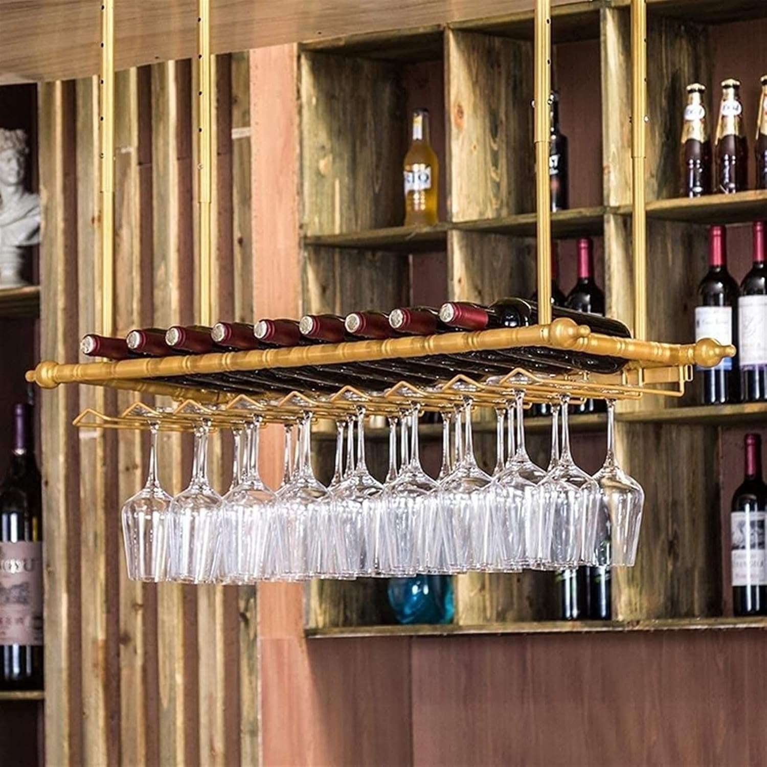 Pimex Adjustable Wall Wine Rack