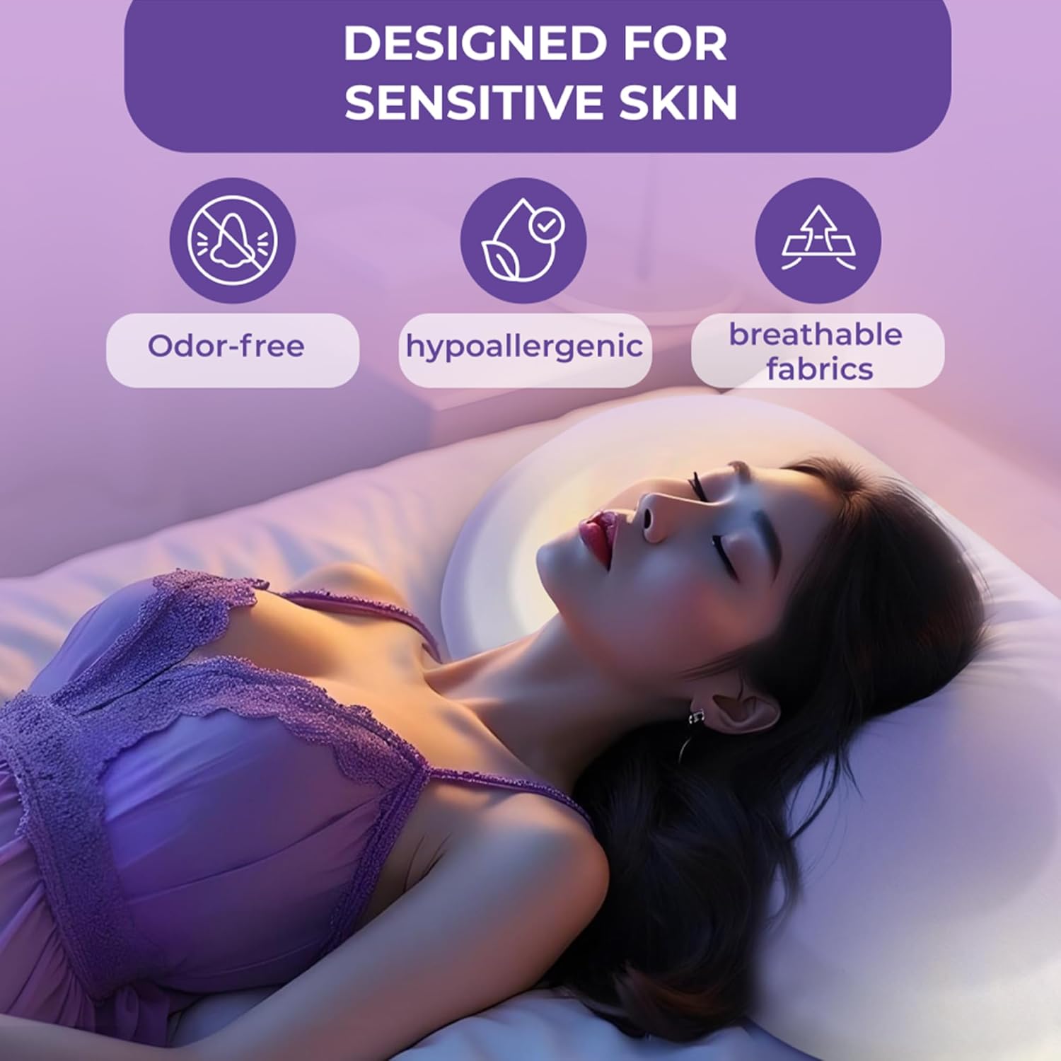SleepLab Patented Atmos Cervical Pillow for Neck Pain Relief