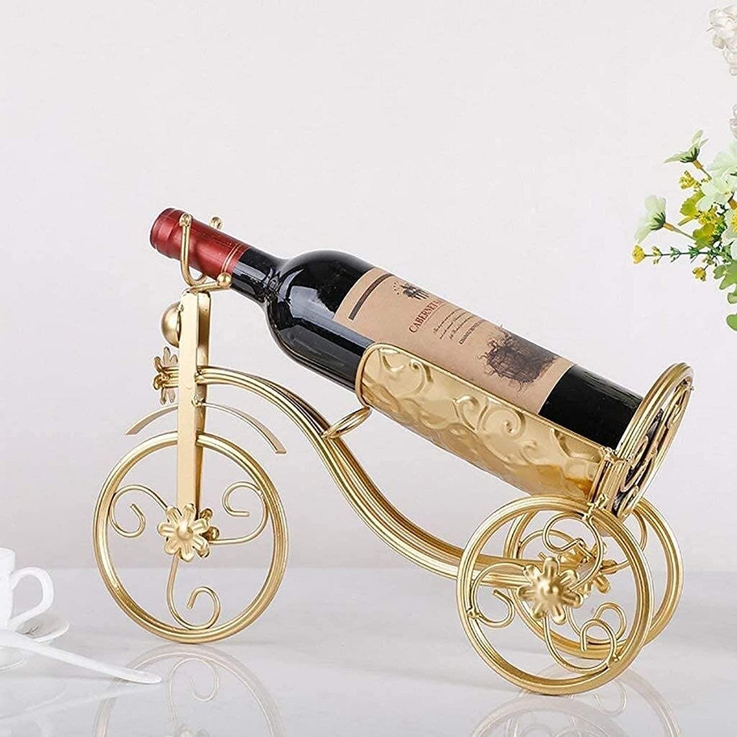 GAXQFEI Tabletop Wine Rack with 750 ML Capacity