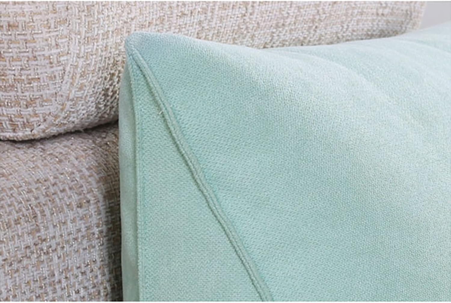 Pillow Solid Color Sofa Cushions with Removable Zipper
