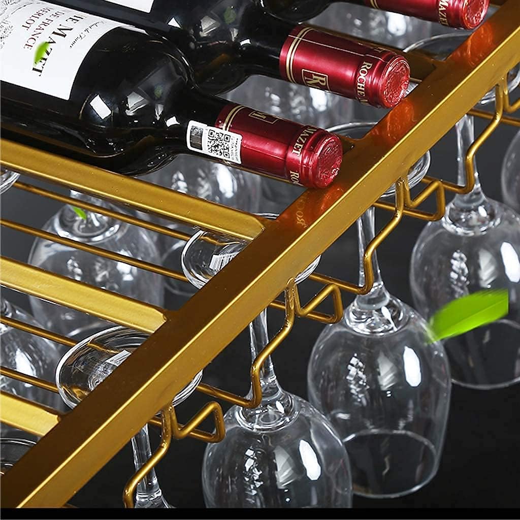 Adjustable Wall-Mounted Wine Rack for Home and Kitchen