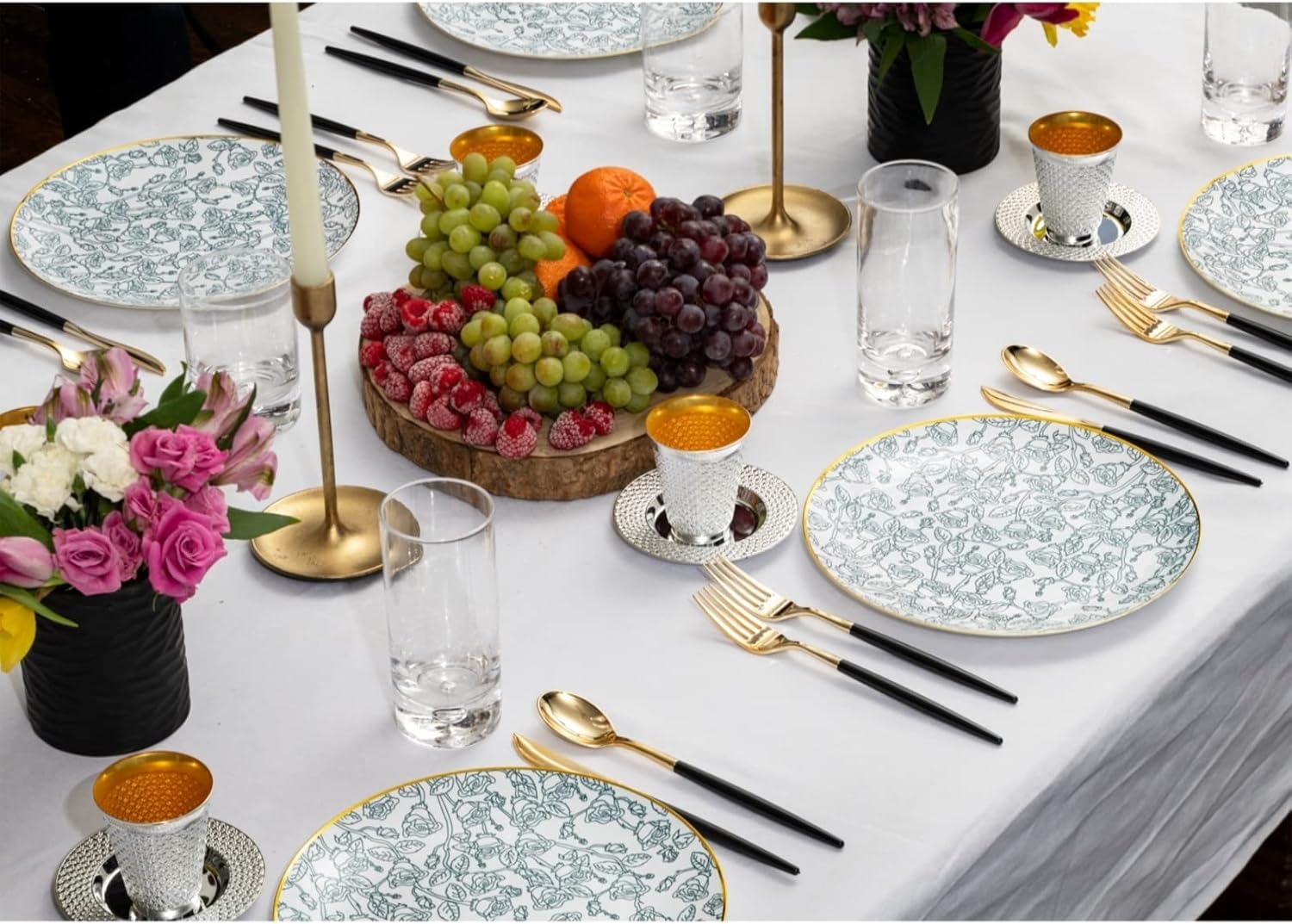 Trendables 120 Pack Two Toned Plastic Forks