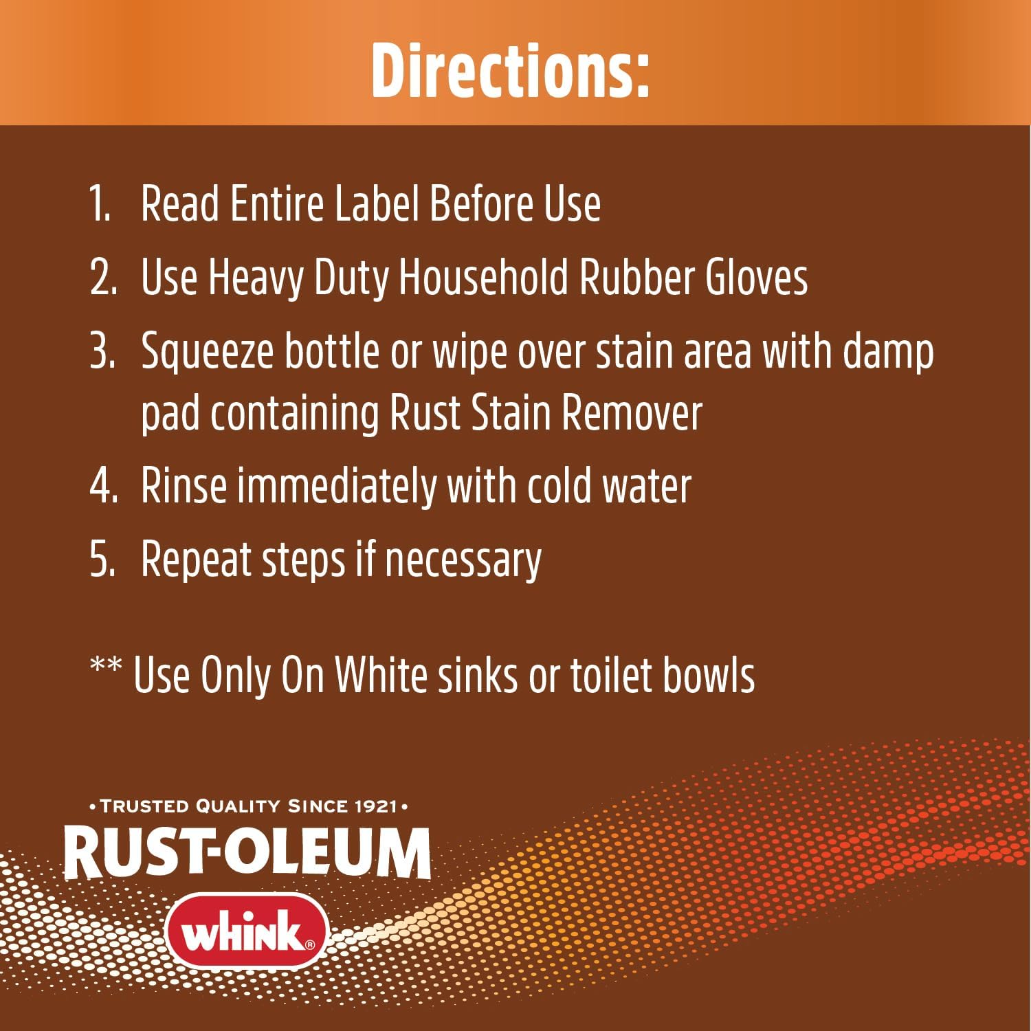 Rust-Oleum Whink Rust Stain Remover 24 oz