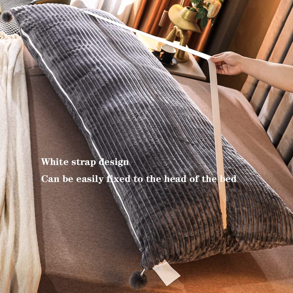 ZZYK Velvet Reading Pillow with Removable Cover