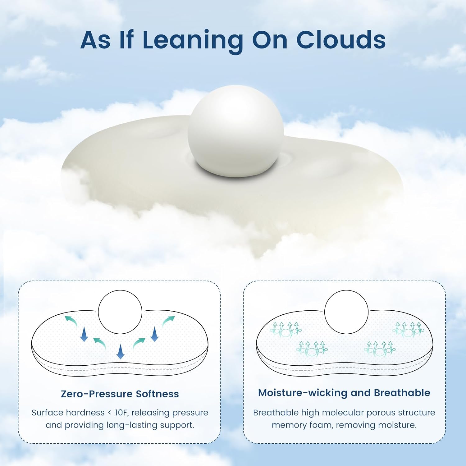 Elegear Cooling Pillow for Neck Pain Relief
