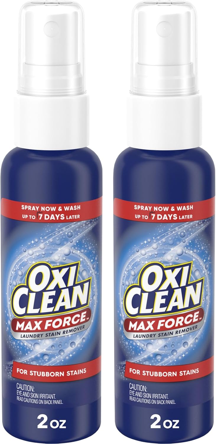 OxiClean Max Force Laundry Stain Remover Spray 2 fl oz 2 Pack