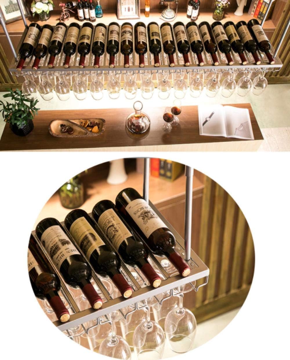 CGF- Adjustable Wine Glass Holder - Silver 10030cm